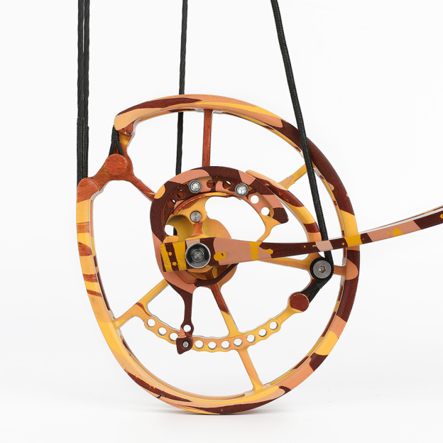 JUNXING Yellow Camo Compound Bow 30-70lbs Dual Use Outdoor Set