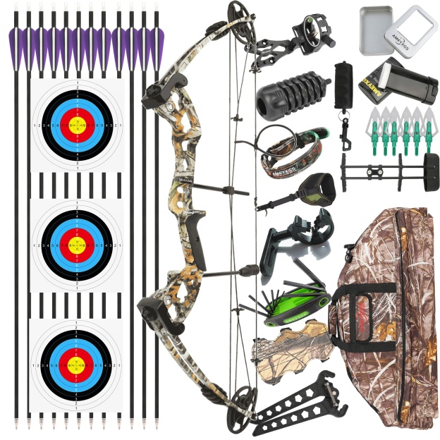 JUNXING M131 Compound Bow Hunting Bow 30-55 lbs 