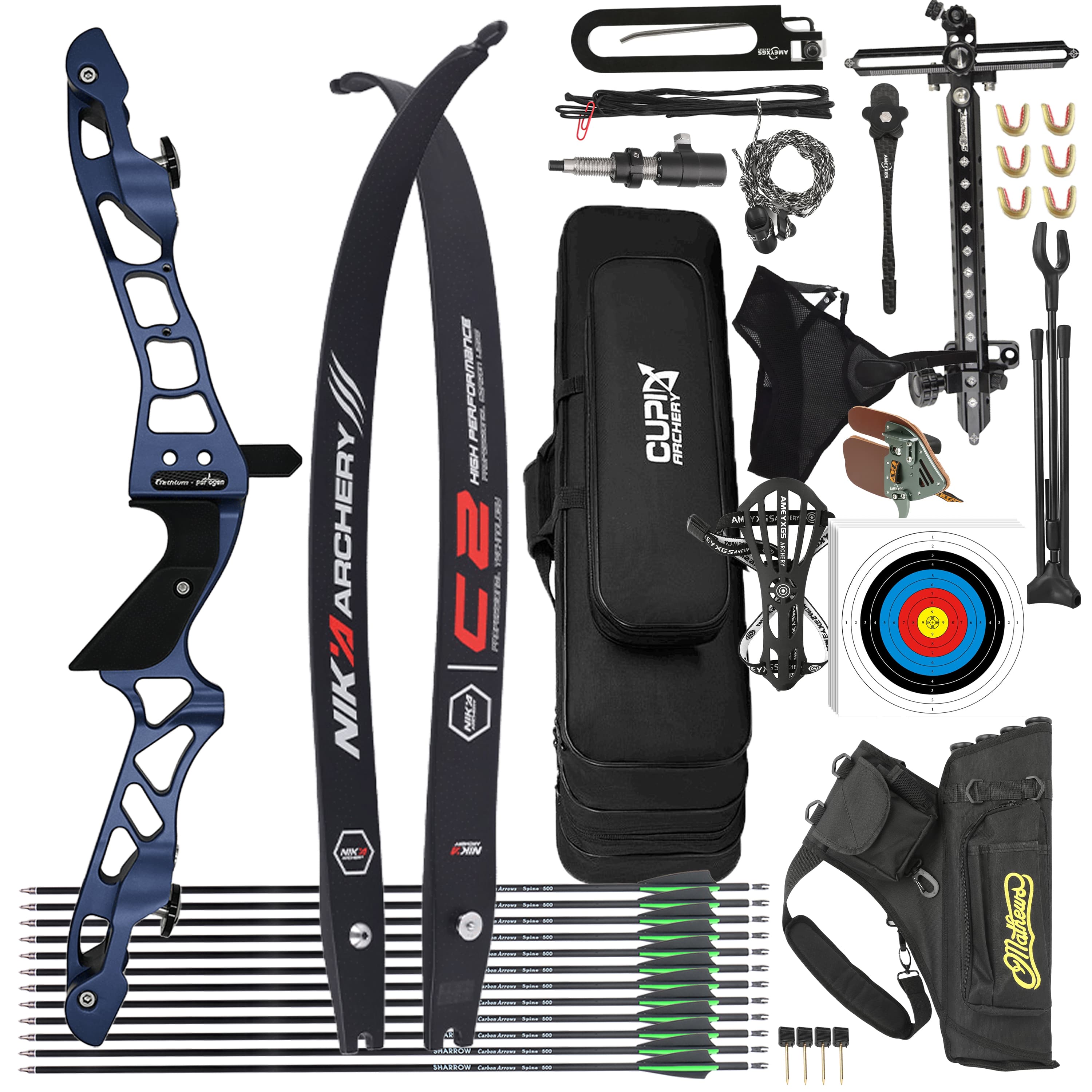 Archery 30/40/50lbs Traditional Recurve bow Hunting Target