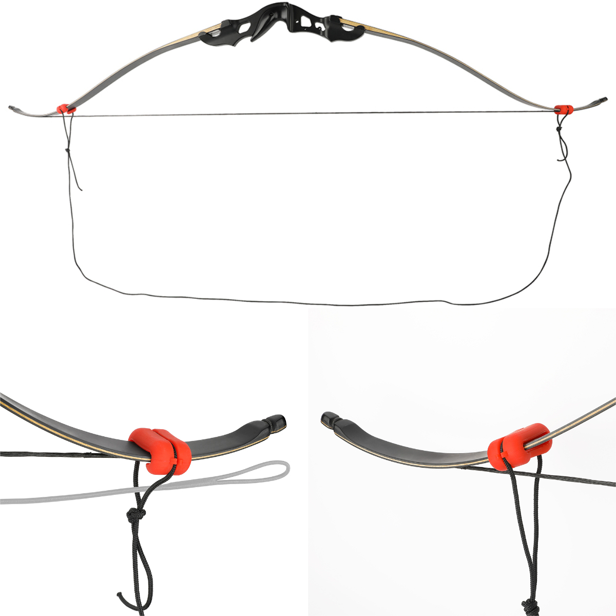 Bow Stringer Rope Install Tool Recurve Longbow Accessory