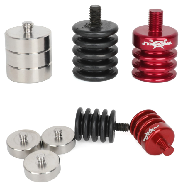 Bow Stabilizer Reduces Vibration for Compound/Recurve Bows