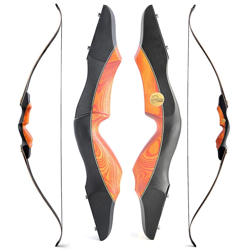 Takedown Recurve Bow Arrow Set 60" 25-60lb Archery Hunting