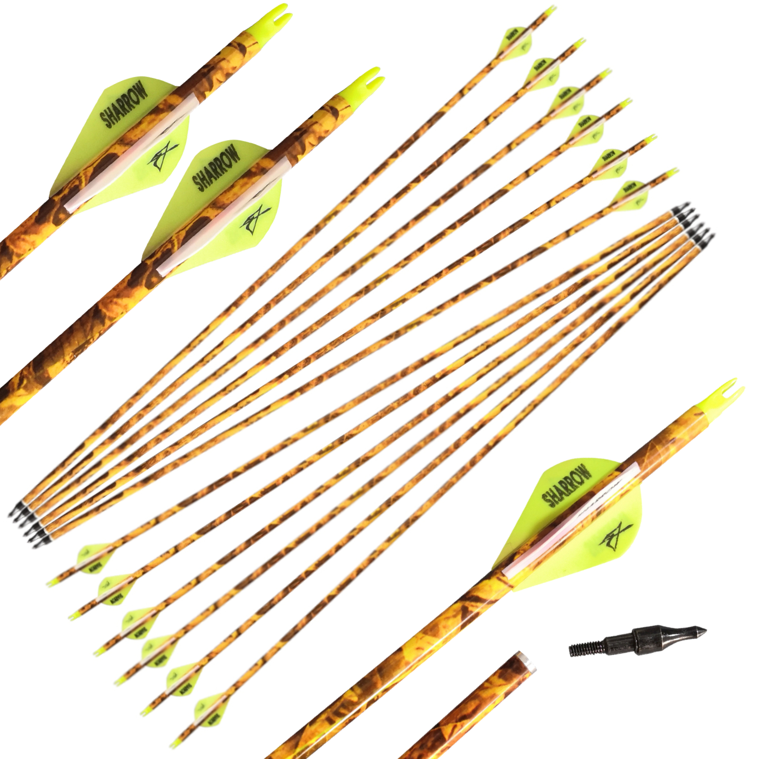 30" 600 Spine Carbon Arrows for Target & Practice