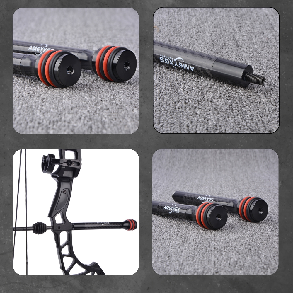 AMEYXGS Archery 3K Carbon Side Rod Stabilizer Balance Bar