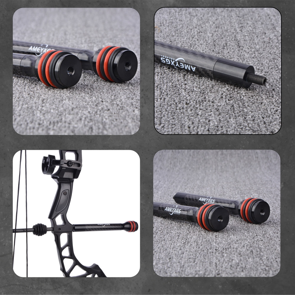 AMEYXGS Archery 3K Carbon Side Rod Stabilizer Balance Bar