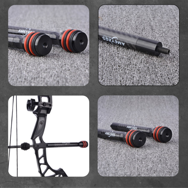 AMEYXGS Archery 3K Carbon Side Rod Stabilizer Balance Bar