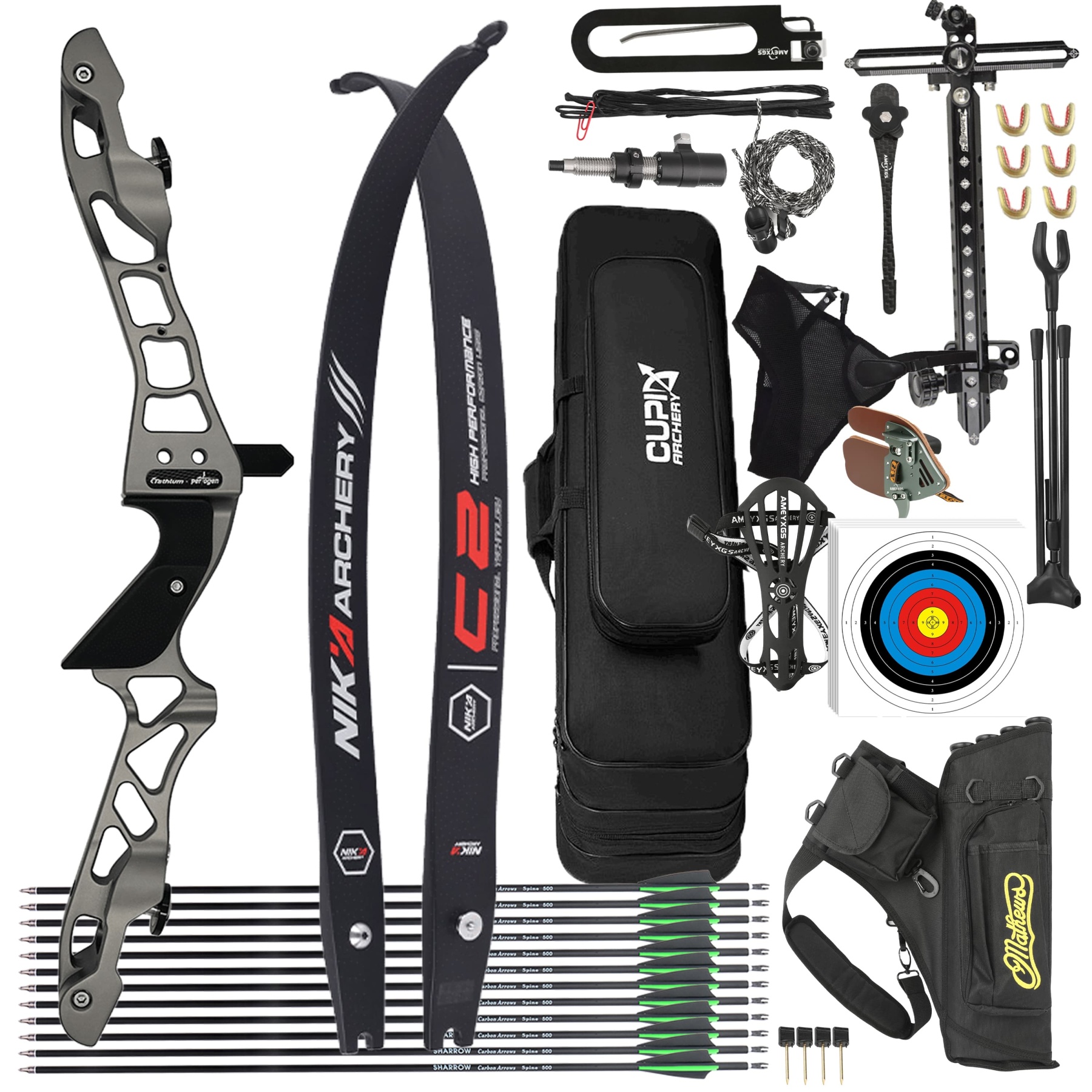 Archery 30/40/50lbs Traditional Recurve bow Hunting Target