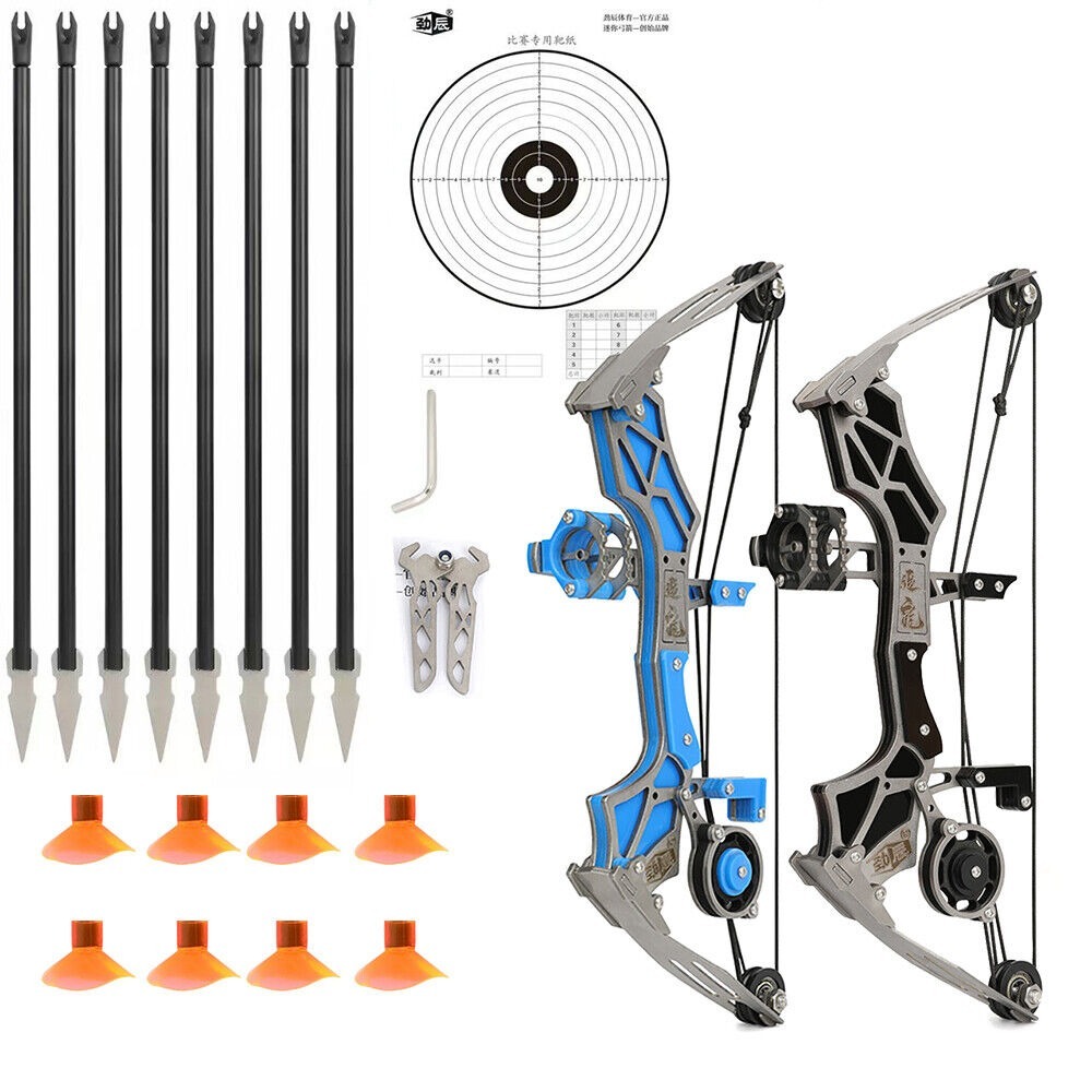 9" Mini Compound Bow Arrows Set Target  Practice Gift