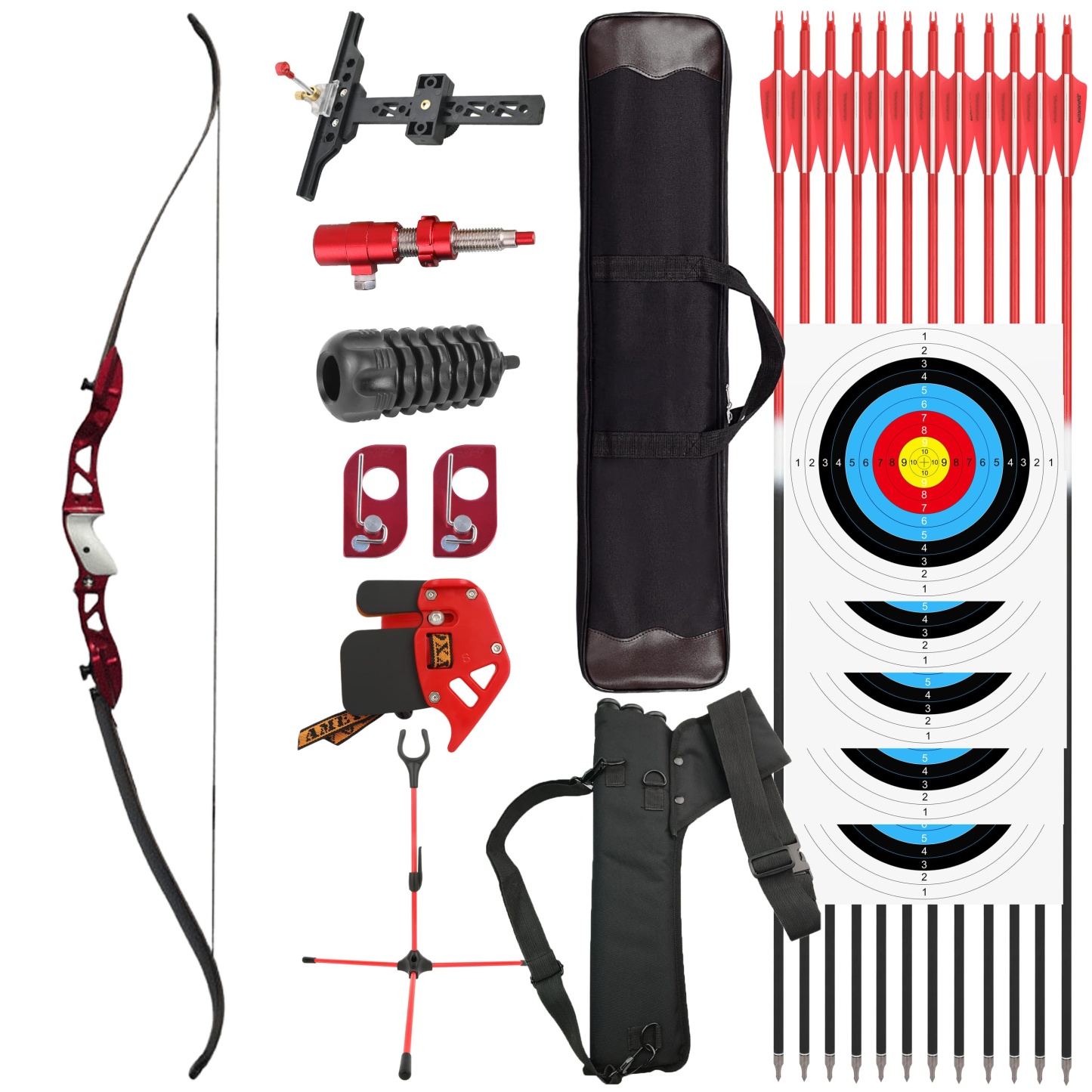 Junxing F155 Recurve Bow for Target Shooting 66 inch LH RH