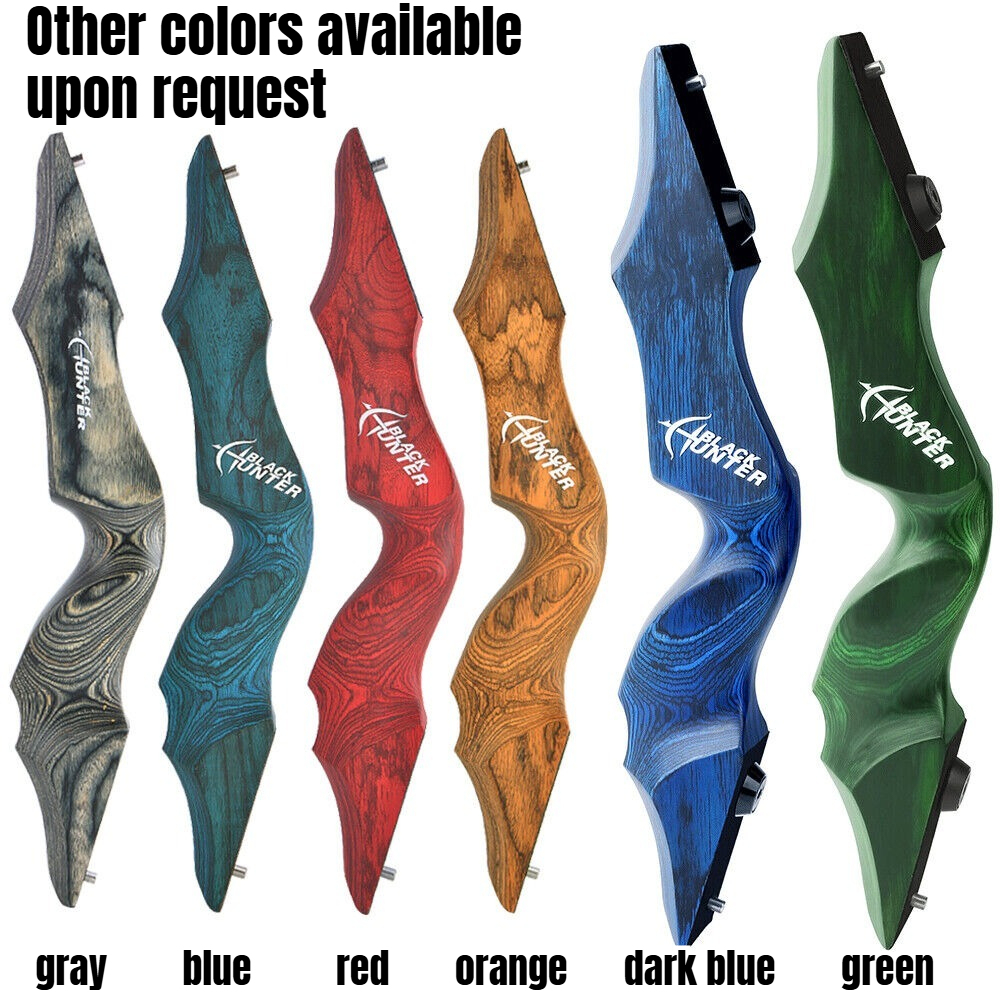 BLACK HUNTER Takedown Recurve Bow Hunting Adults Archery Set 60"