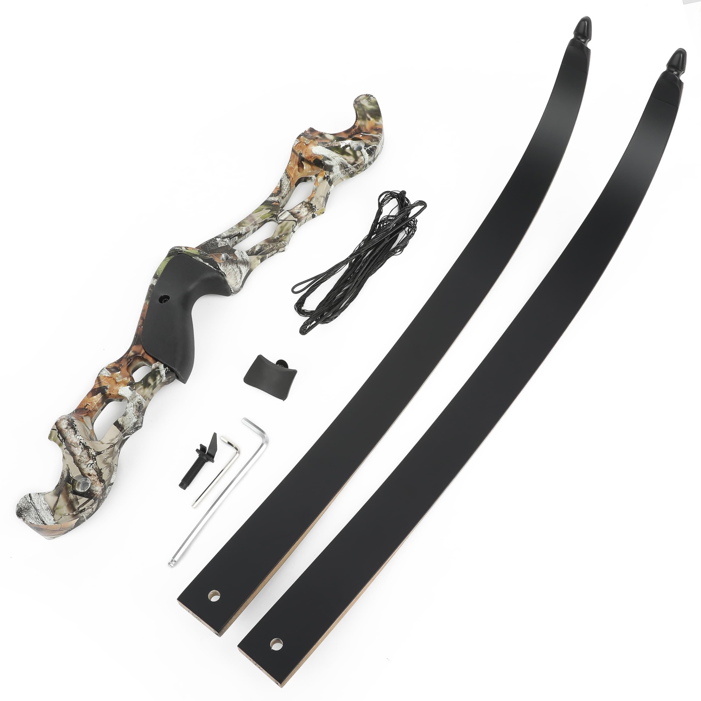 Junxing F185 Recurve Bow American Hunting Bow Kit 56" 58" 60" 30-50lbs