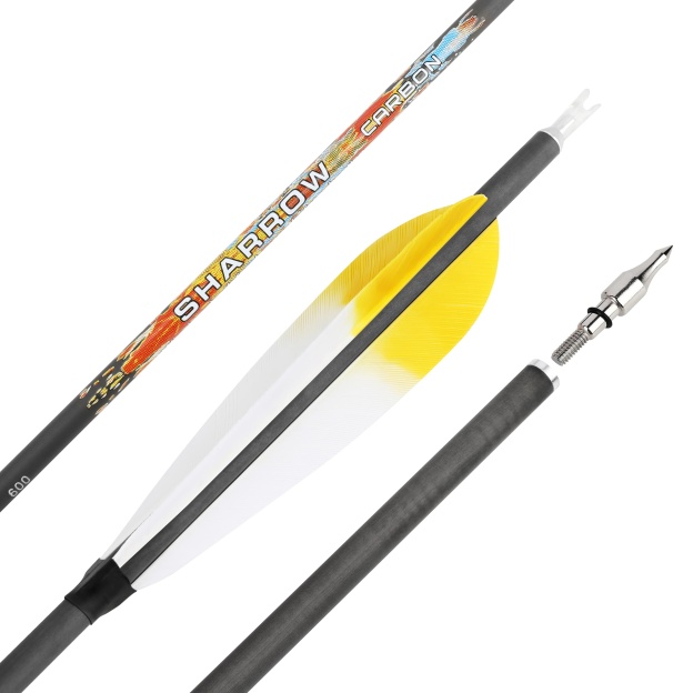 Pure Carbon Archery Arrows turkey feather 31" Recurve and Compound Bow