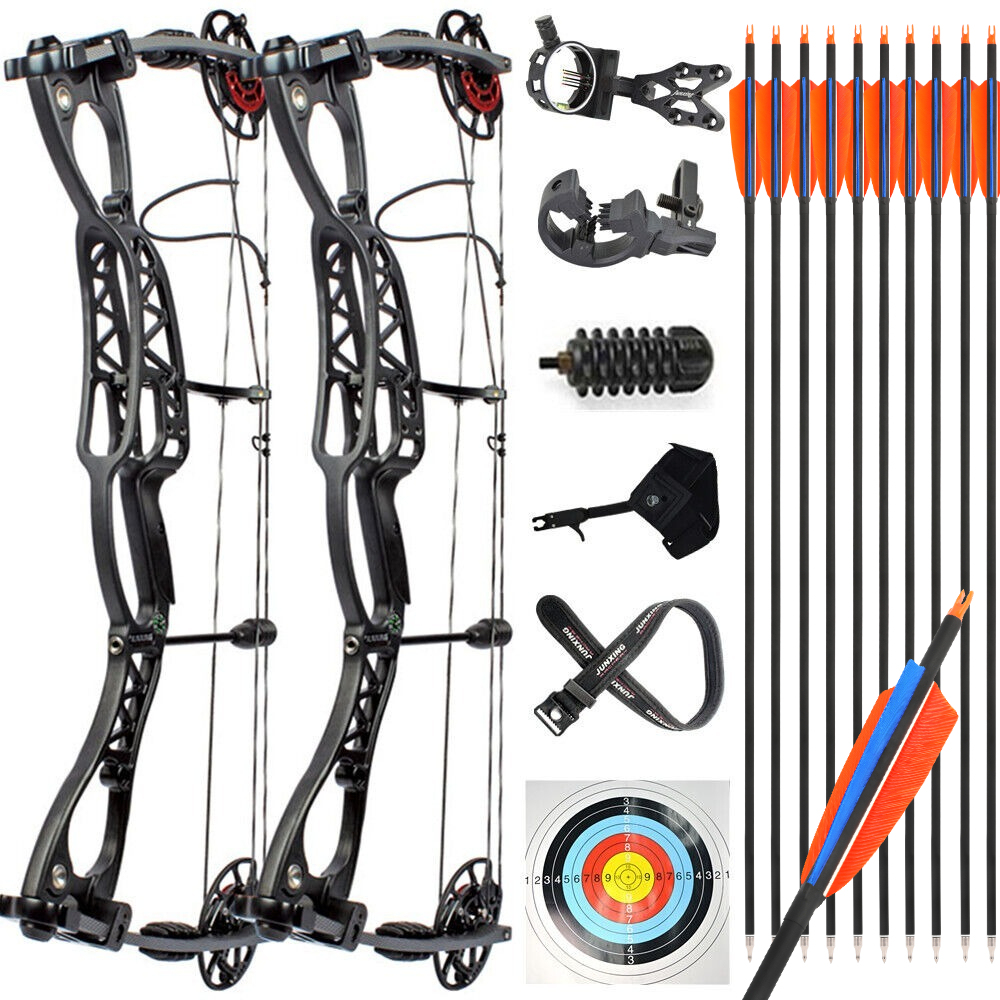 Junxing M122 Hunting Compound Bow 40-70lbs 340FPS