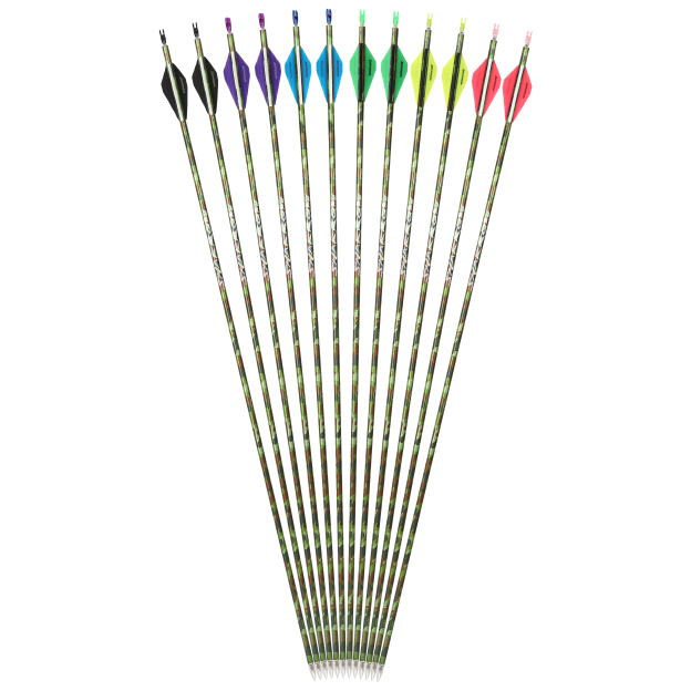 Pure Carbon Arrows Vane Spine 340 Recurve Compound Bow Hunting