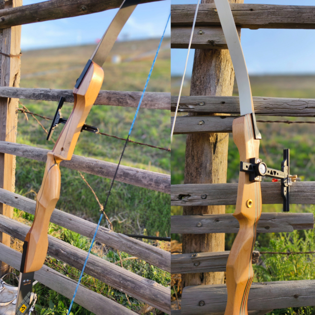 Takedown Recurve Bow 66" 68" 70" 14-40lbs for Target Hunting Practice