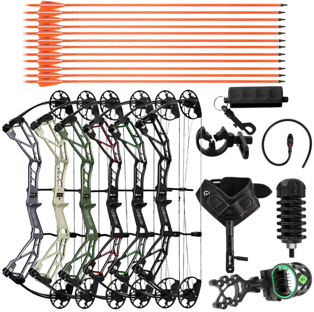 LWANO Compound Bow for Adults and Teens Hunting Bow 30-70 Lbs 21"-30"