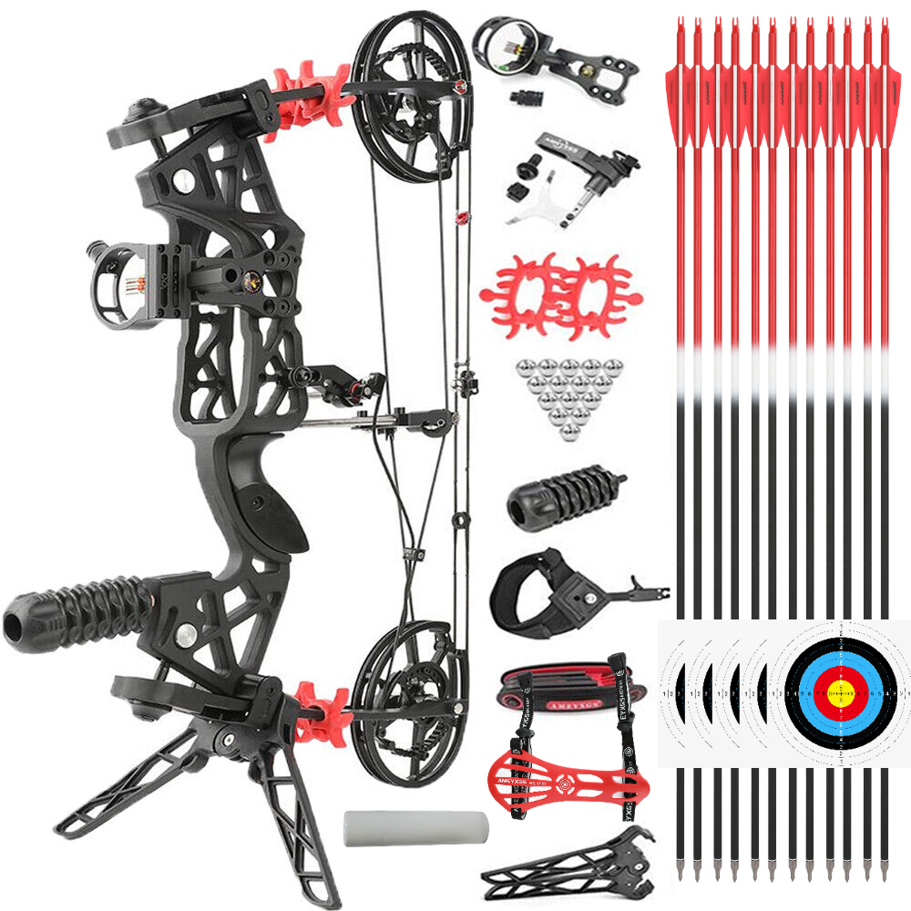 Compound Bow Dual-use Steel Ball Arrows Archery Hunting Fishing RH LH
