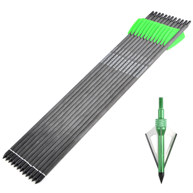 Carbon Arrows Bolt 7.5" 15" Broadhead Field Archery Mini Bow Hunting