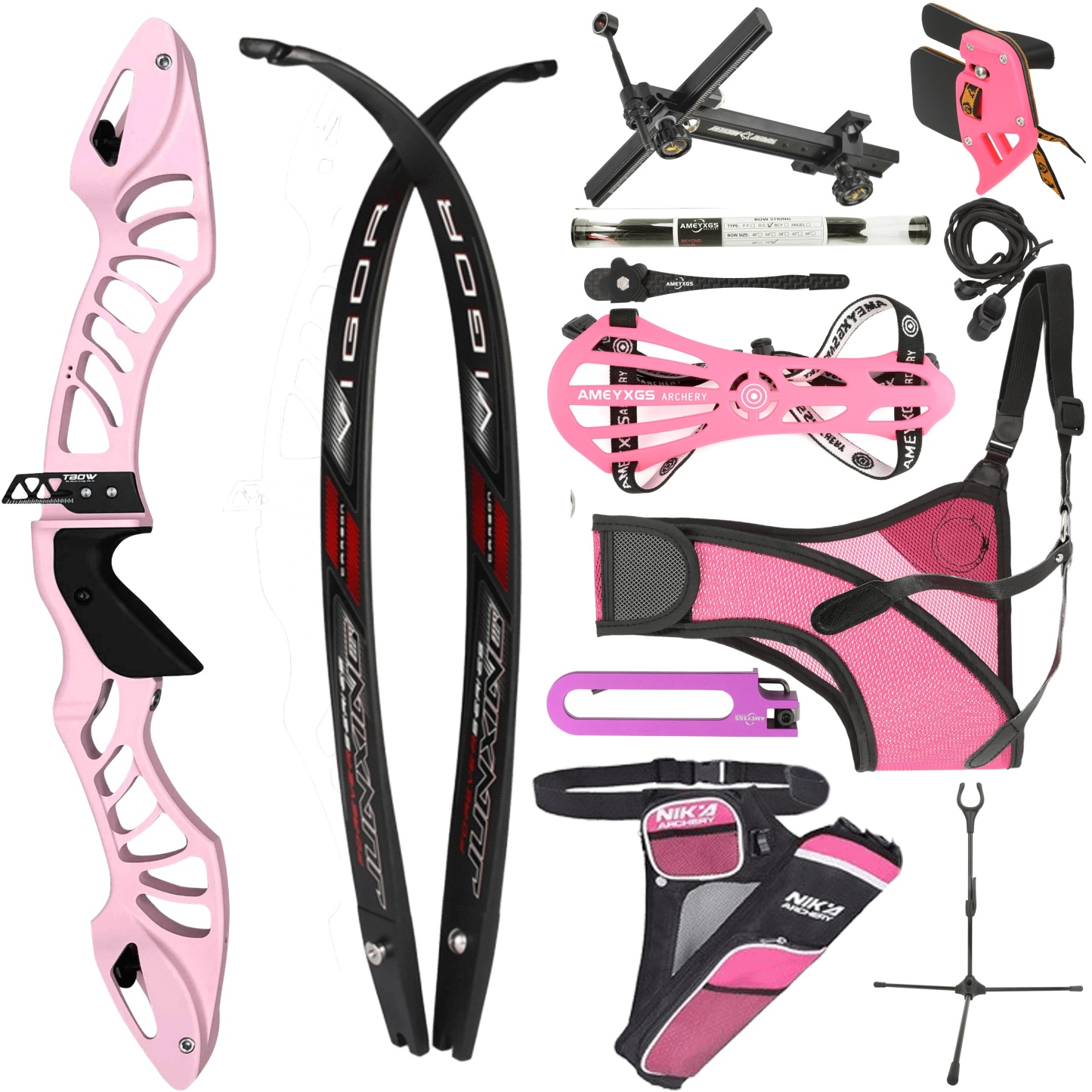 TBOW H7 ILF Riser F165 Limbs Olympic Competition Recurve Bow 18-40lbs