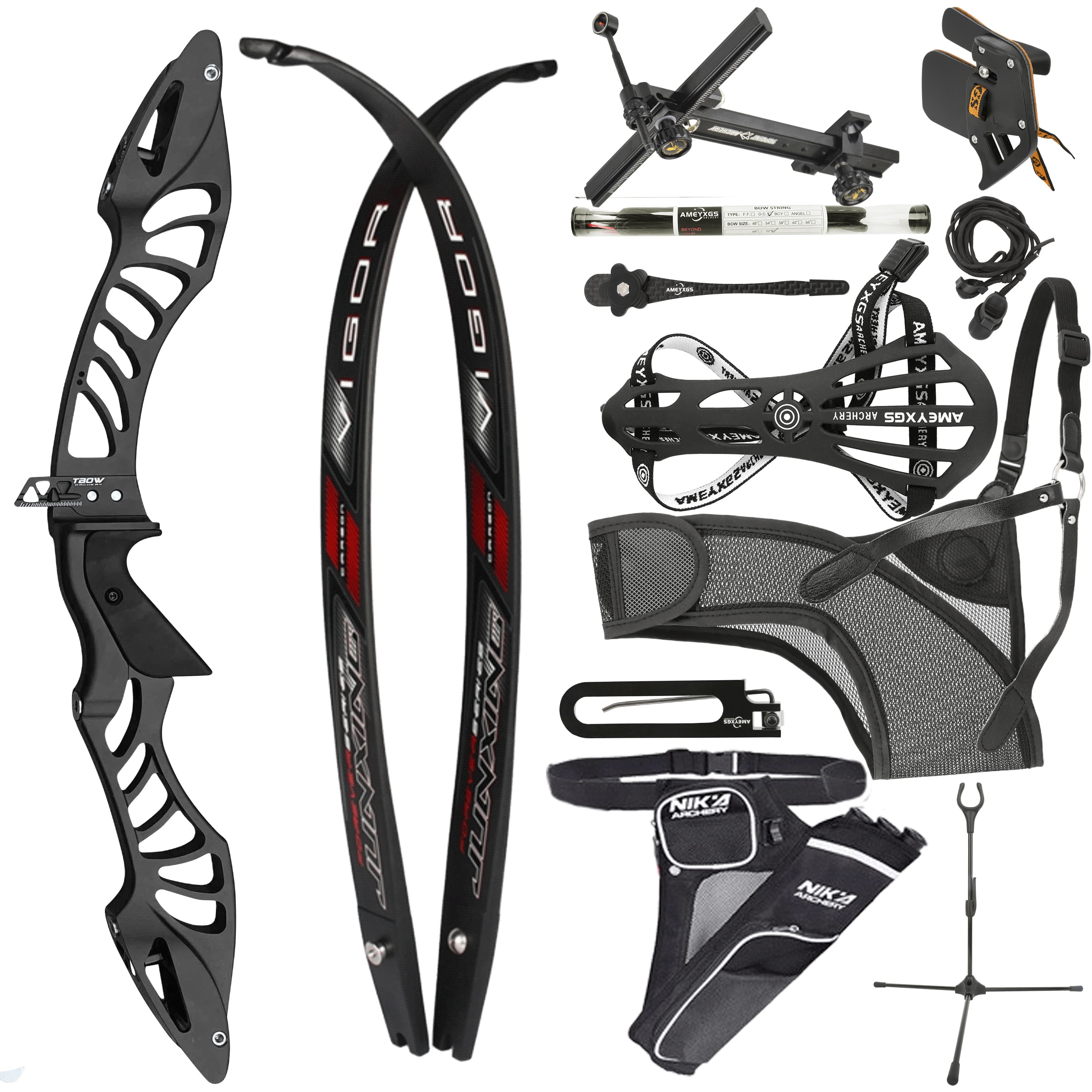 TBOW H7 ILF Riser F165 Limbs Olympic Competition Recurve Bow 18-40lbs