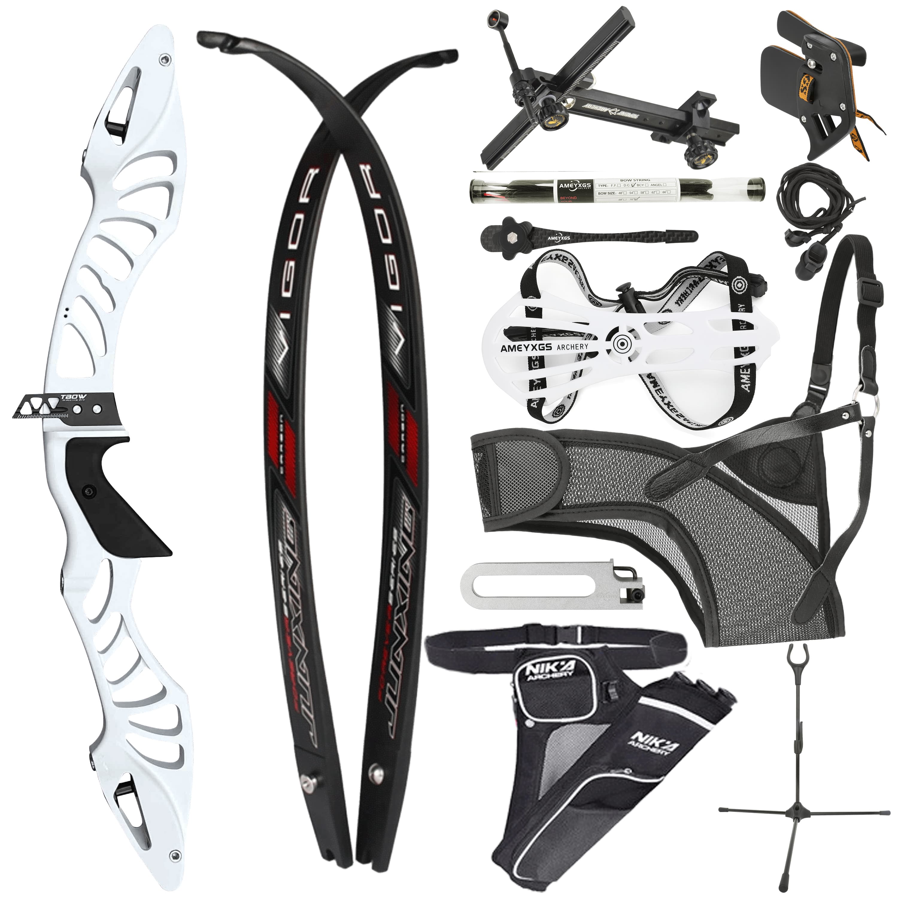 TBOW H7 ILF Riser F165 Limbs Olympic Competition Recurve Bow 18-40lbs