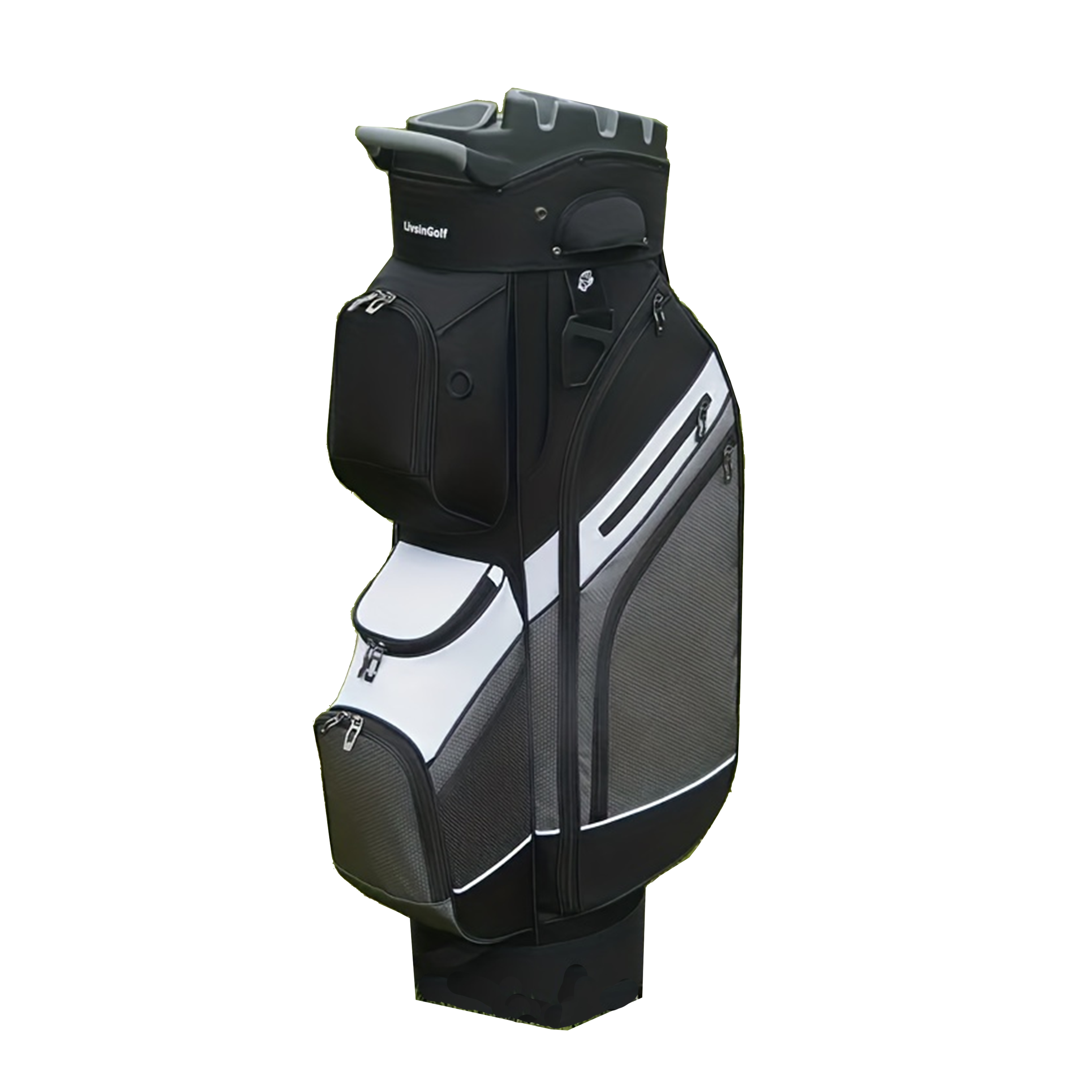 Golf Bag 14-Way Dividers 7 Pocket Case Travel Golf Club Accessory 