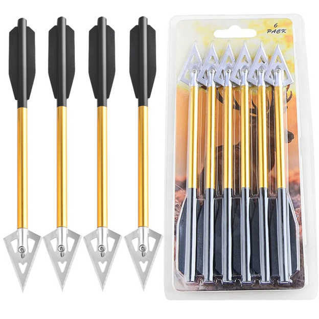 Aluminum Crossbow Bolts 6.8" Professional Hunting Arrows