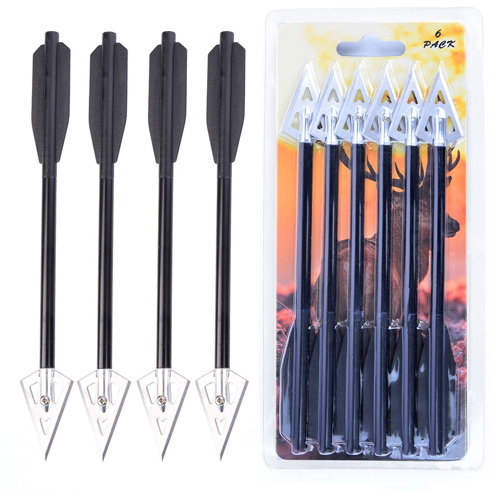 Aluminum Crossbow Bolts 6.8" Professional Hunting Arrows