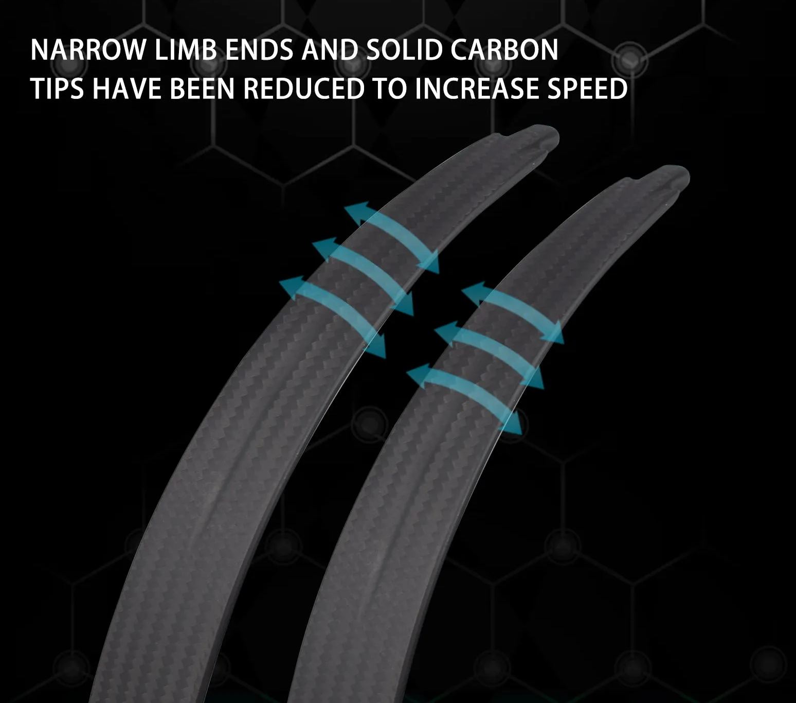 NIKA N3 PRO Limbs ILF Recurve Bow 68" @25H 100% Carbon Fiber 16-50lbs