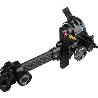 TOPOINT TX9610 Compound Bow Sight Micro Single Pin Adjustable 4X 6X 8X