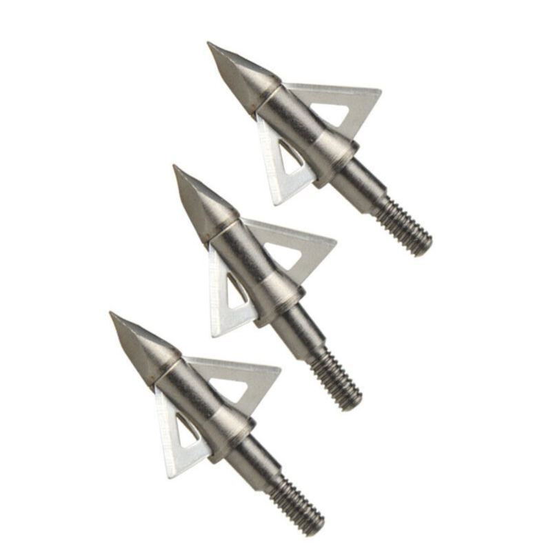 3-Blade Fixed Broadheads Archery Arrowheads Arrow Hunting