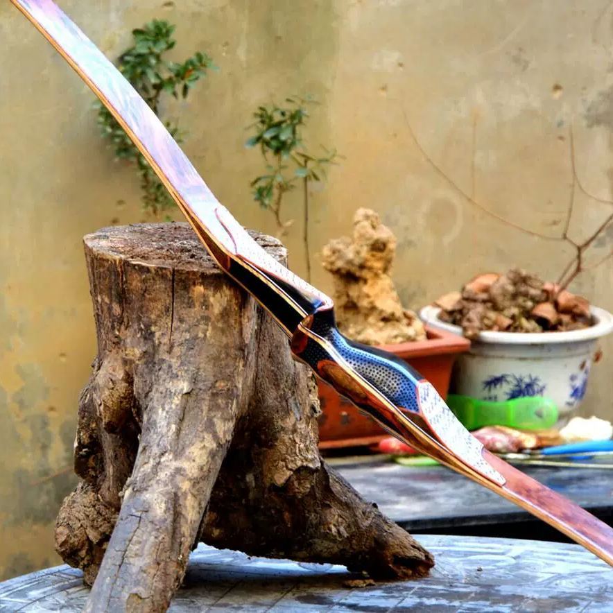 WOLFMAN Long Spine Premium American Hunting Bow – Handcrafted Bow