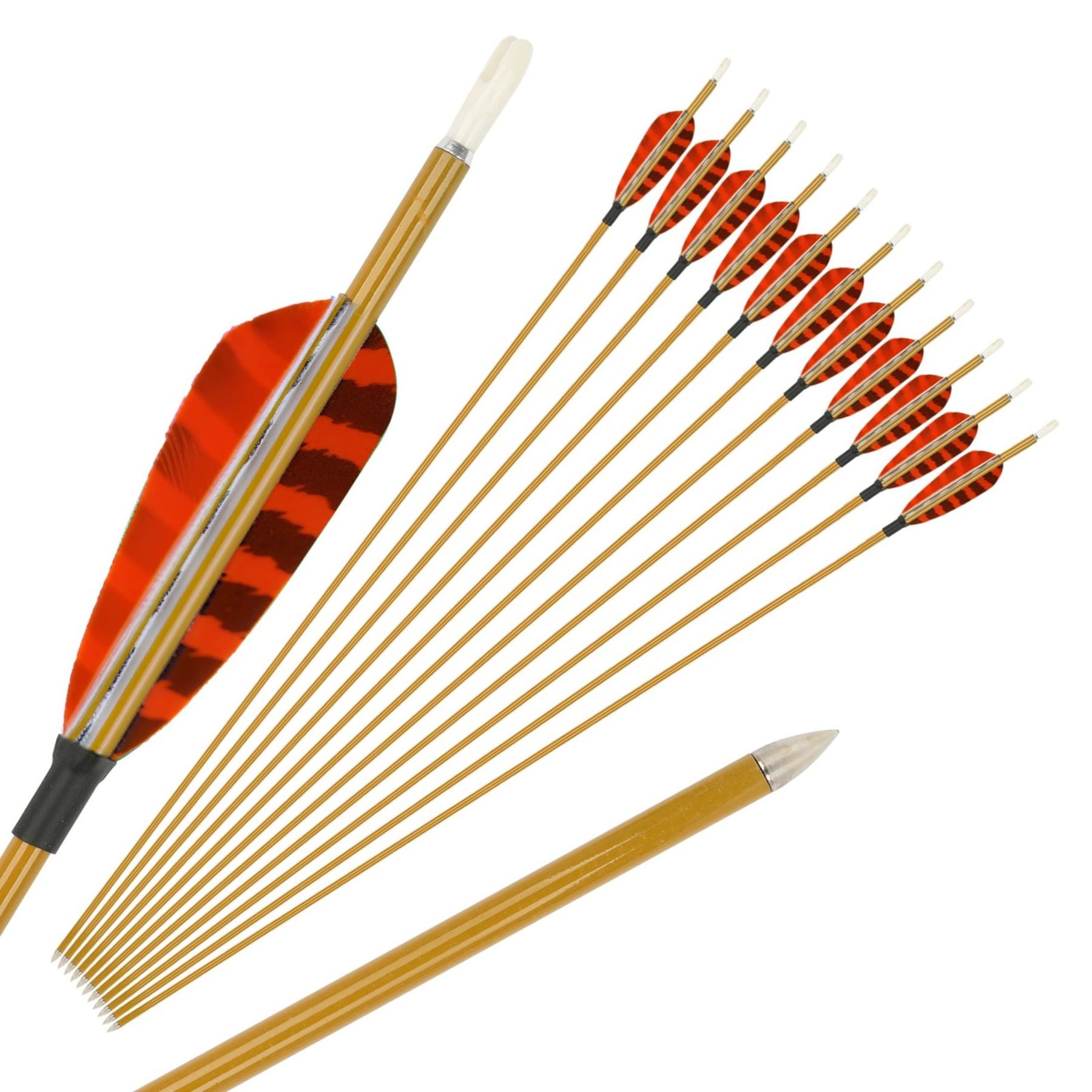 900 Spine Carbon Arrows Target Compound & Recurve Bows