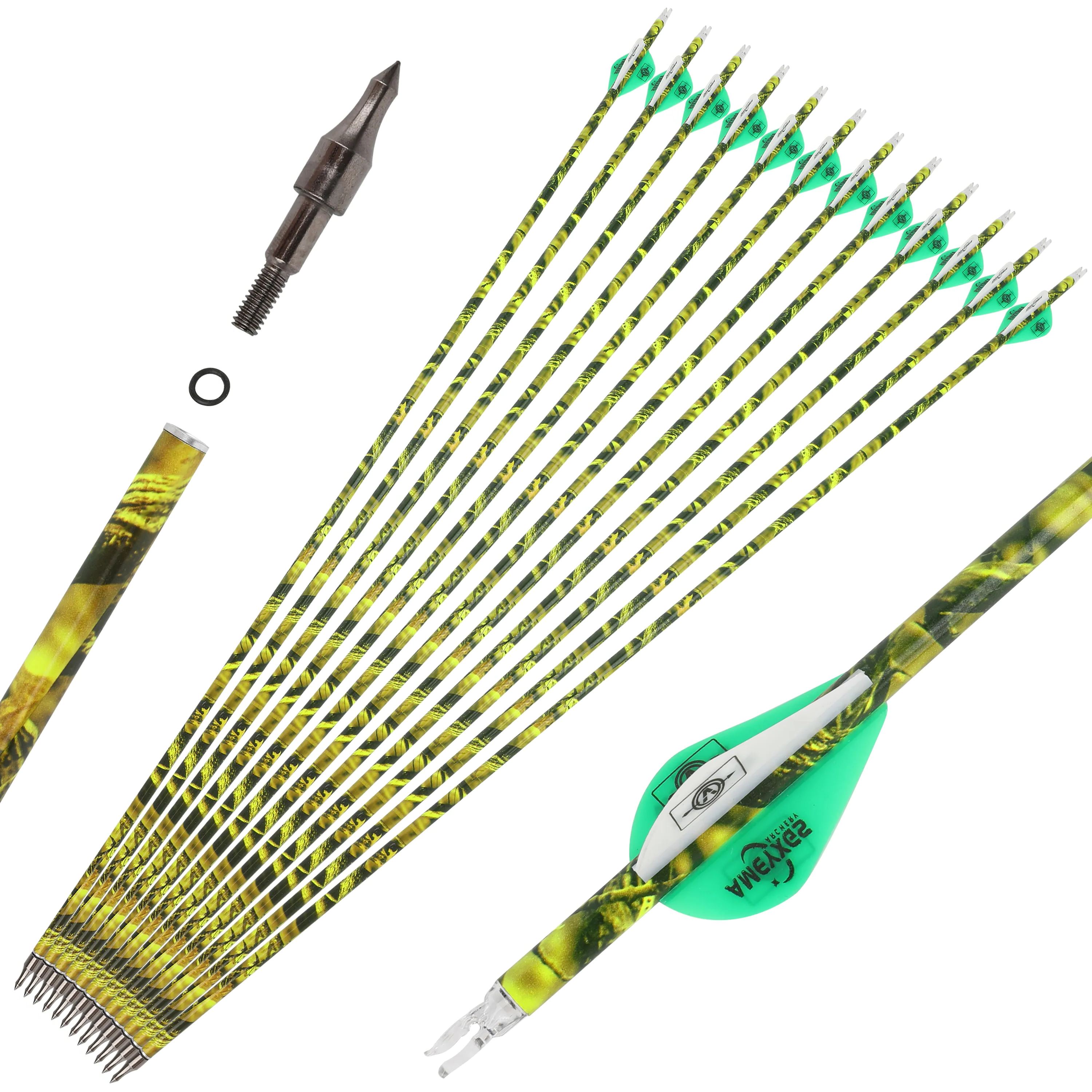 30" 600 Spine Carbon Arrows for Target & Practice