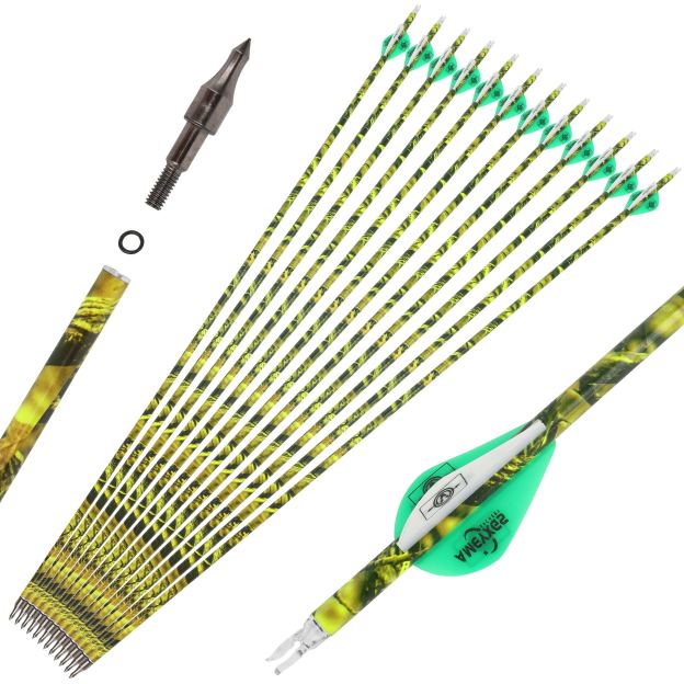30" 600 Spine Carbon Arrows for Target & Practice