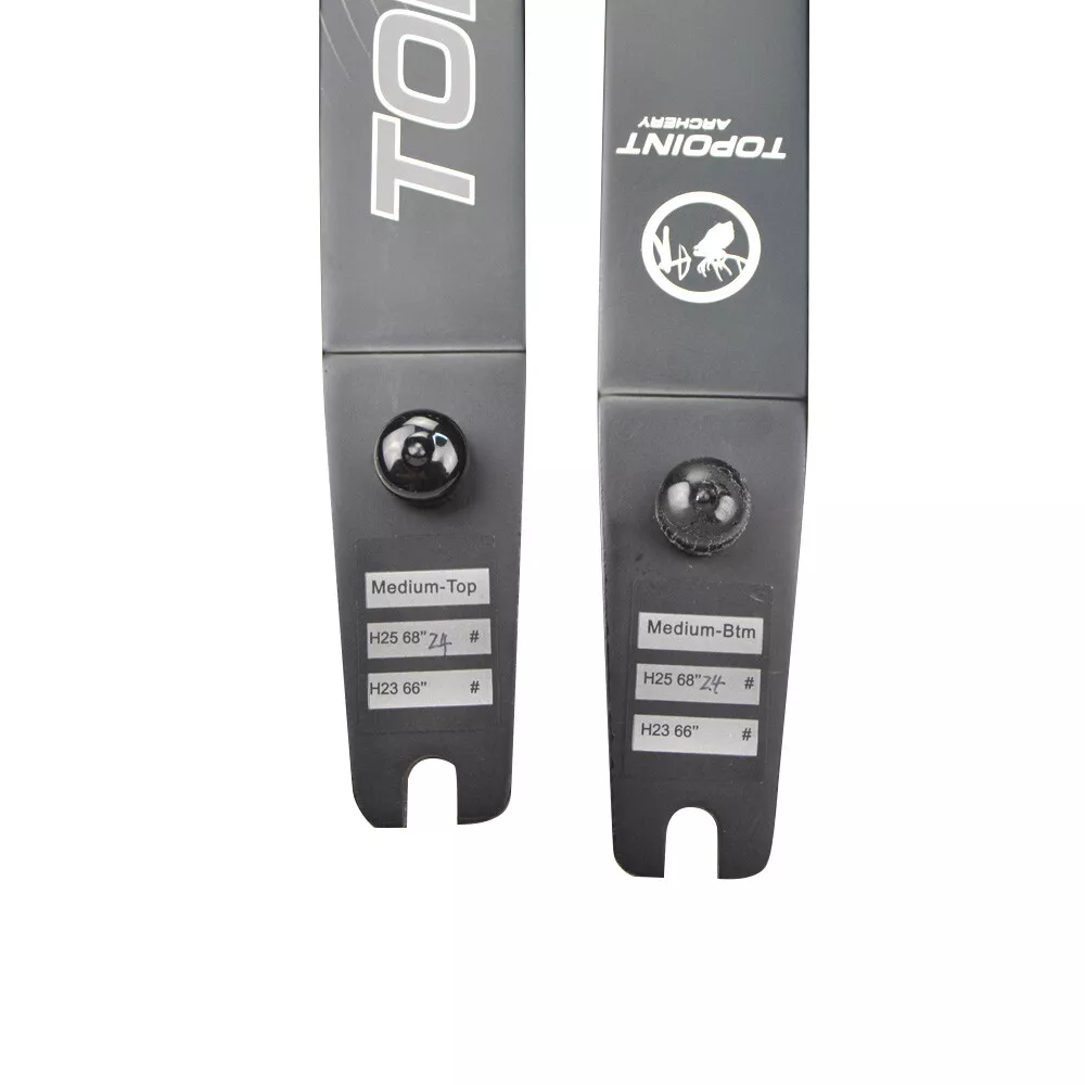 Topoint Endeavor R10 ILF Recurve Bow Limbs H25"-66", 68" /70" 18-44Lbs