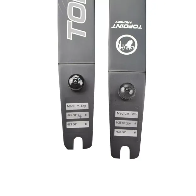 Topoint Endeavor R10 ILF Recurve Bow Limbs H25"-66", 68" /70" 18-44Lbs