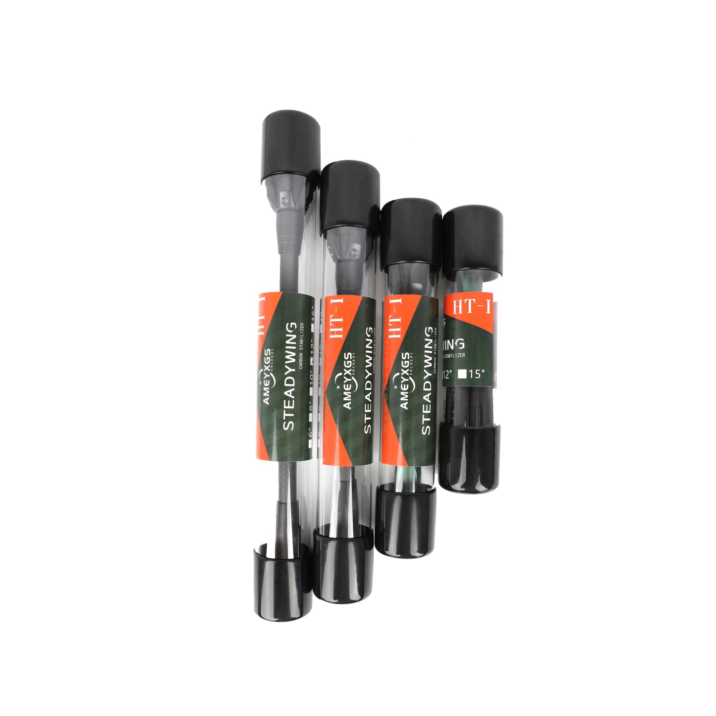 6" 8" 10" 12" Carbon Bow Stabilizer Balance Bar Archery Compound bow Dampener Rod