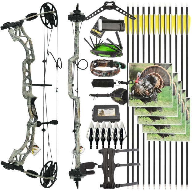 KAIMEI QIN Compound Bow Arrows Set 30-70lbs for Hunting