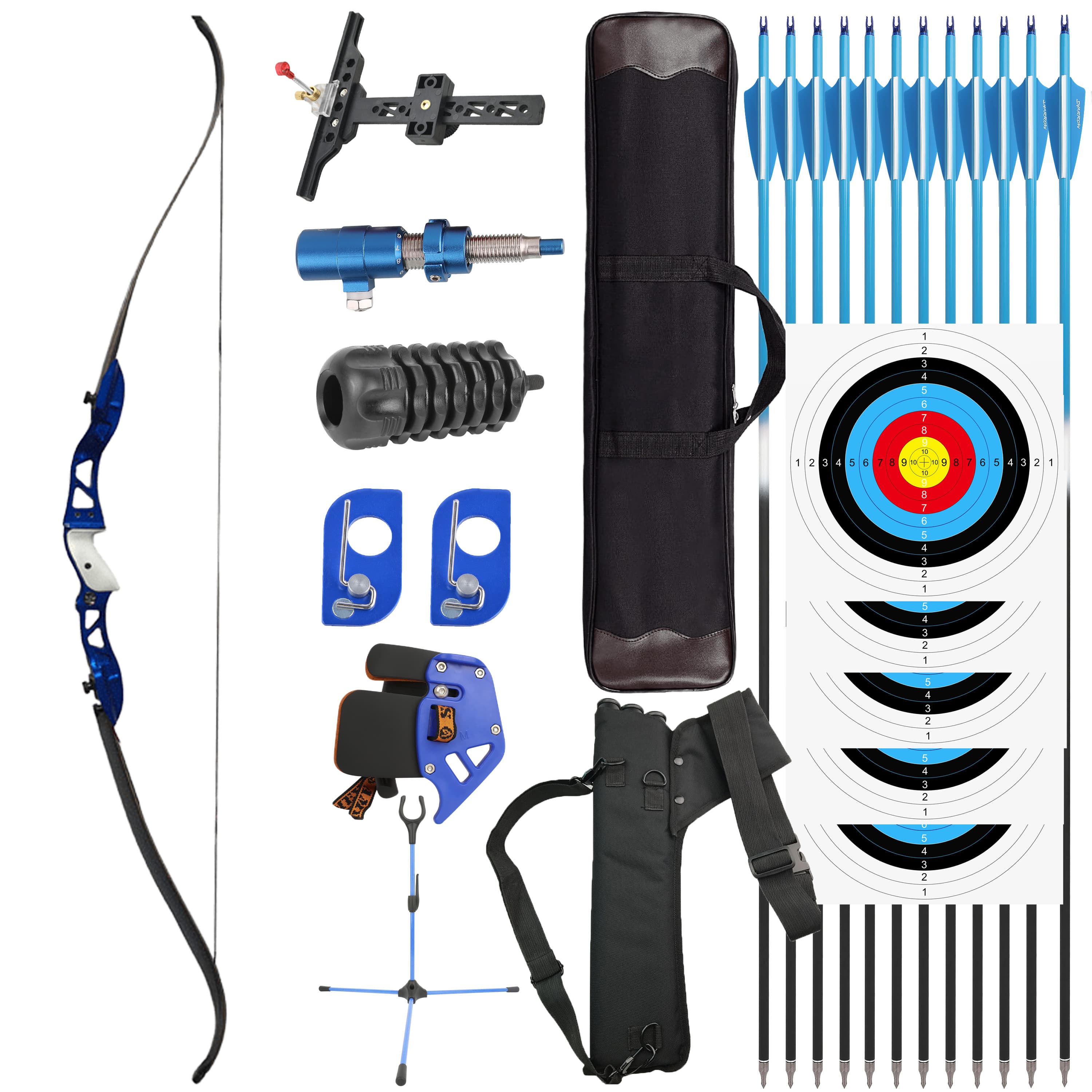 Junxing F155 Recurve Bow for Target Shooting 66 inch LH RH