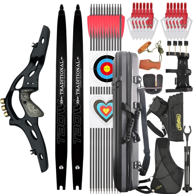 TBOW ILF Recurve Bow 62" 30-60lbs for American Hunting