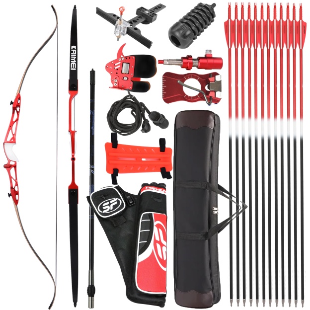 KAIMEI Recurve Bow 66" 68" 70" Olympic Complete Competition Kit