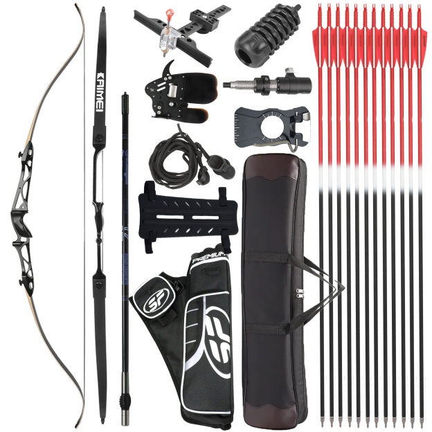 KAIMEI Recurve Bow 66" 68" 70" Olympic Complete Competition Kit