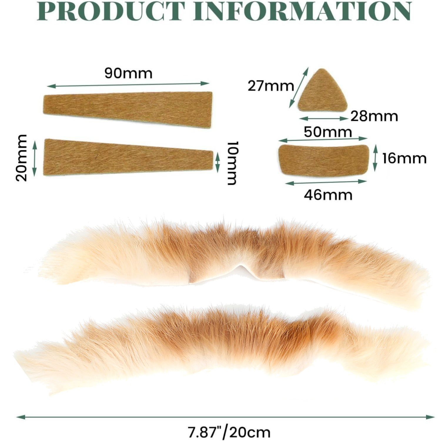 Professional Bow Silencer Set Rabbit Fur Genuine Leather