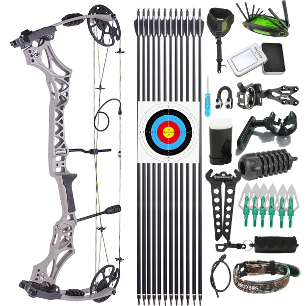 Junxing M129 Compound Bow Set Hunting Target MAX 7