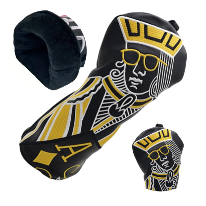 Golf Club Headcovers Driver Fairway Woods PU Waterproof Push Rod