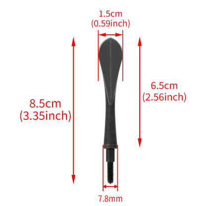 Black Steel Screw-In Points, 6pcs Set, High-Performance Archery Tips for Bow Hunting