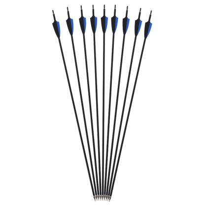 12X 30" Carbon Arrows SP500 Field Points Archery Target Hunting