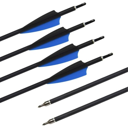 12X 30" Carbon Arrows SP500 Field Points Archery Target Hunting