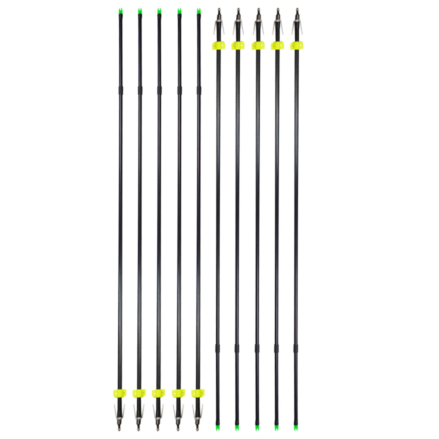 12pcs Fishing Arrow Fiberglass Material Shaft for Outdoor Shooting Hunting